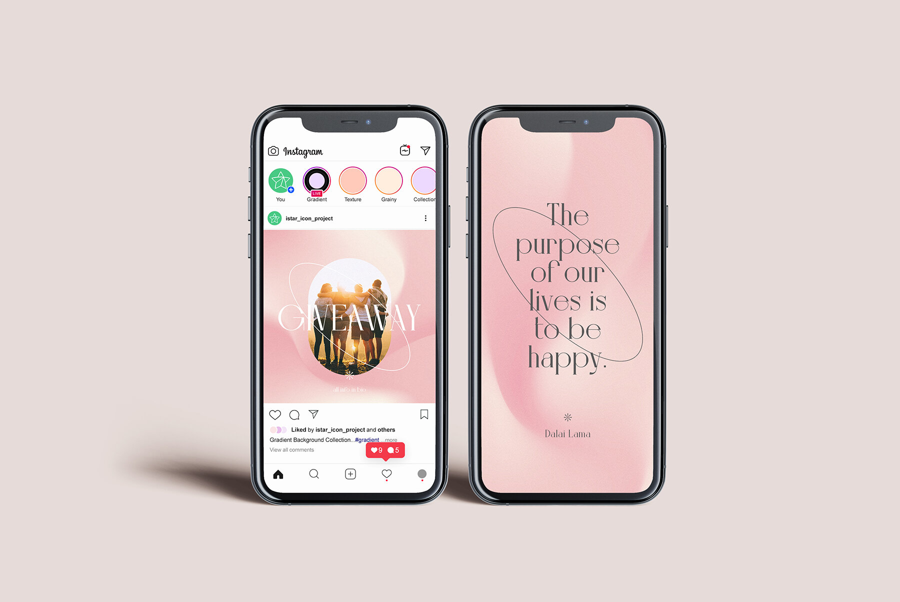 Grainy Gradient Background Collection 4