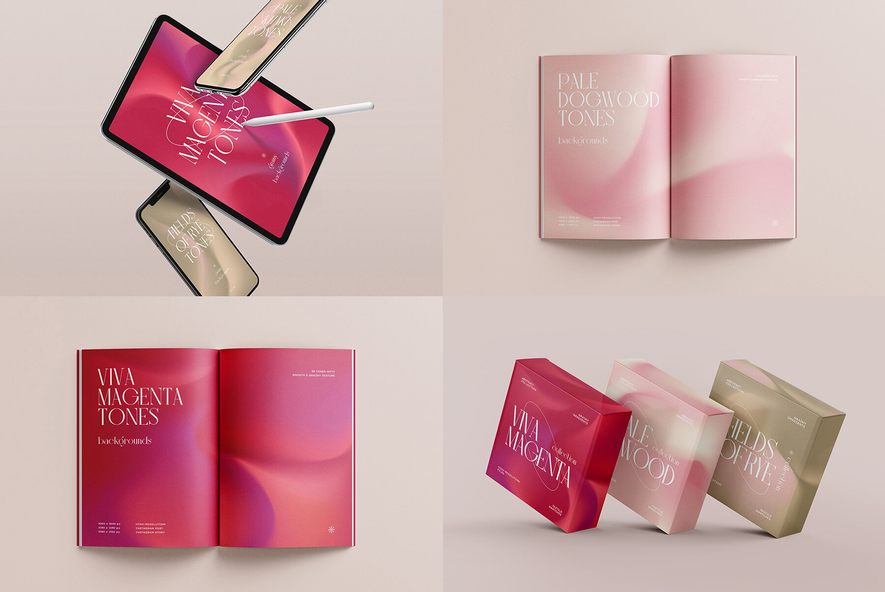 Grainy Gradient Texture Bundle 15