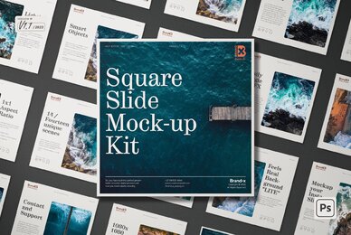 Agenzia I Square Slide Mockup Kit