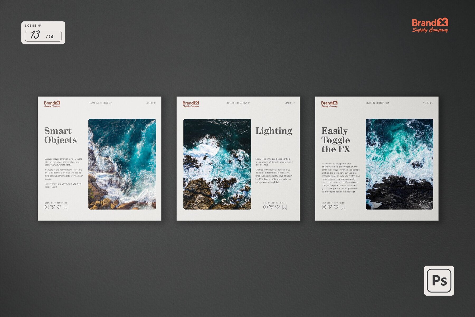 Agenzia I Square Slide Mockup Kit 12