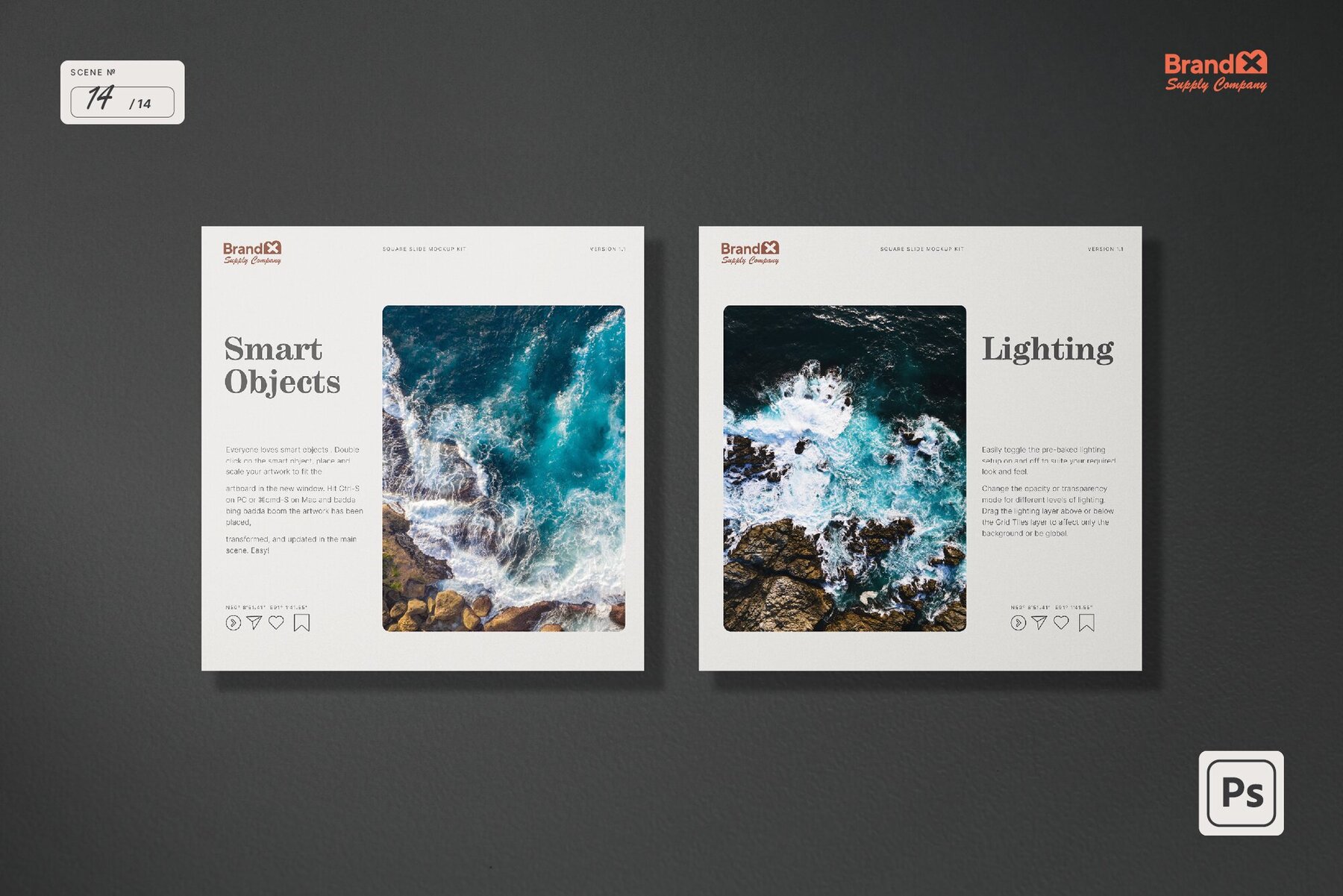 Agenzia I Square Slide Mockup Kit 13