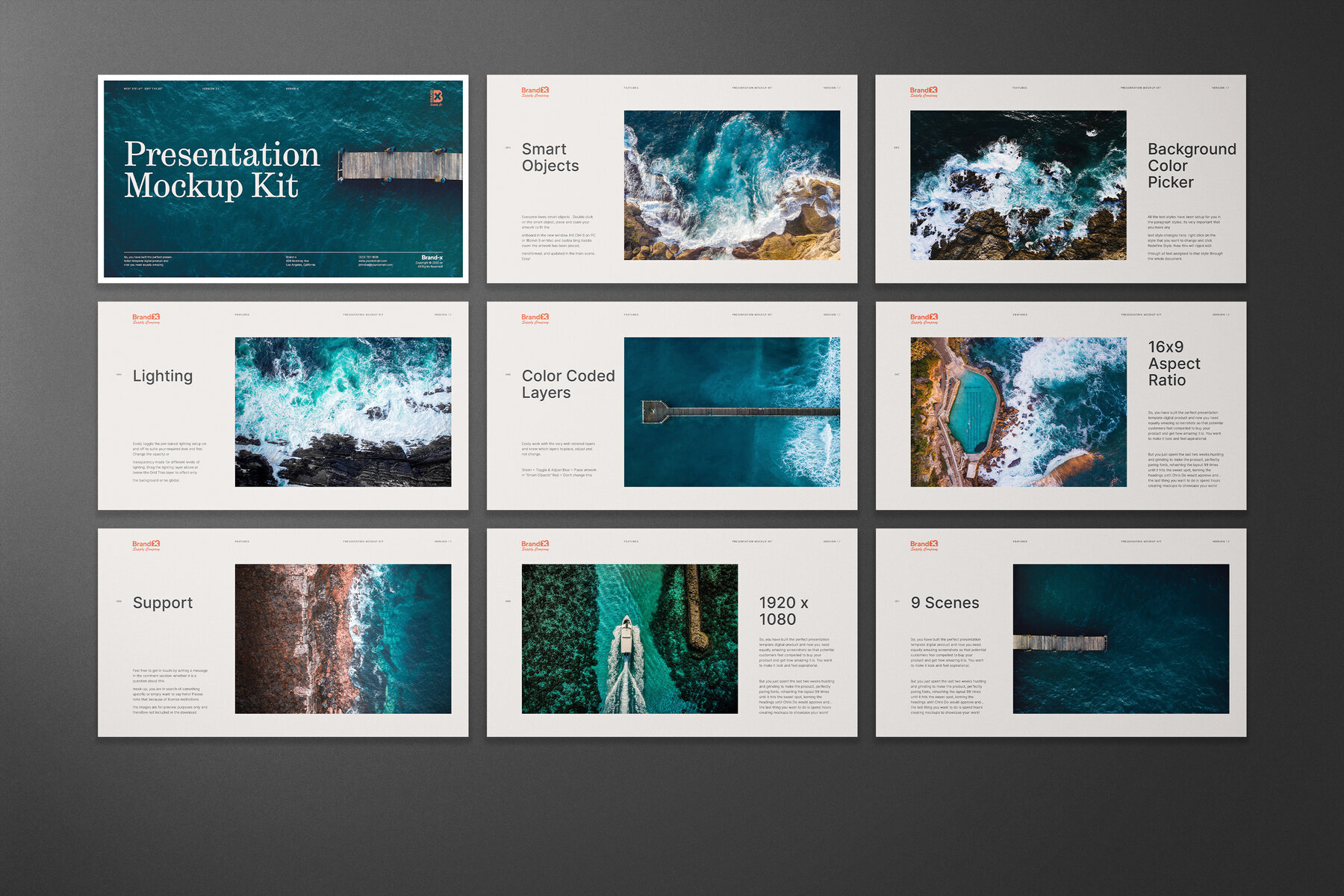 Agenzia Presentation Mockup Kit 2