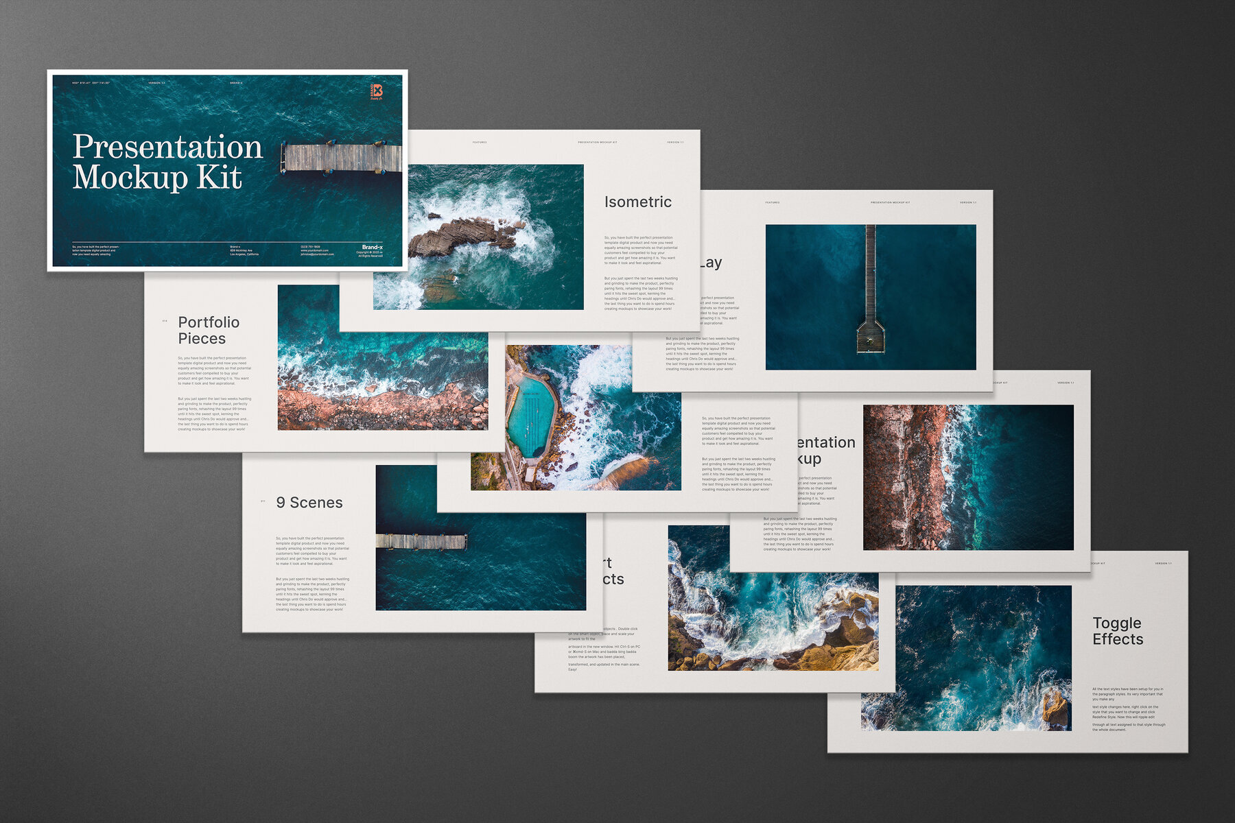 Agenzia Presentation Mockup Kit 3