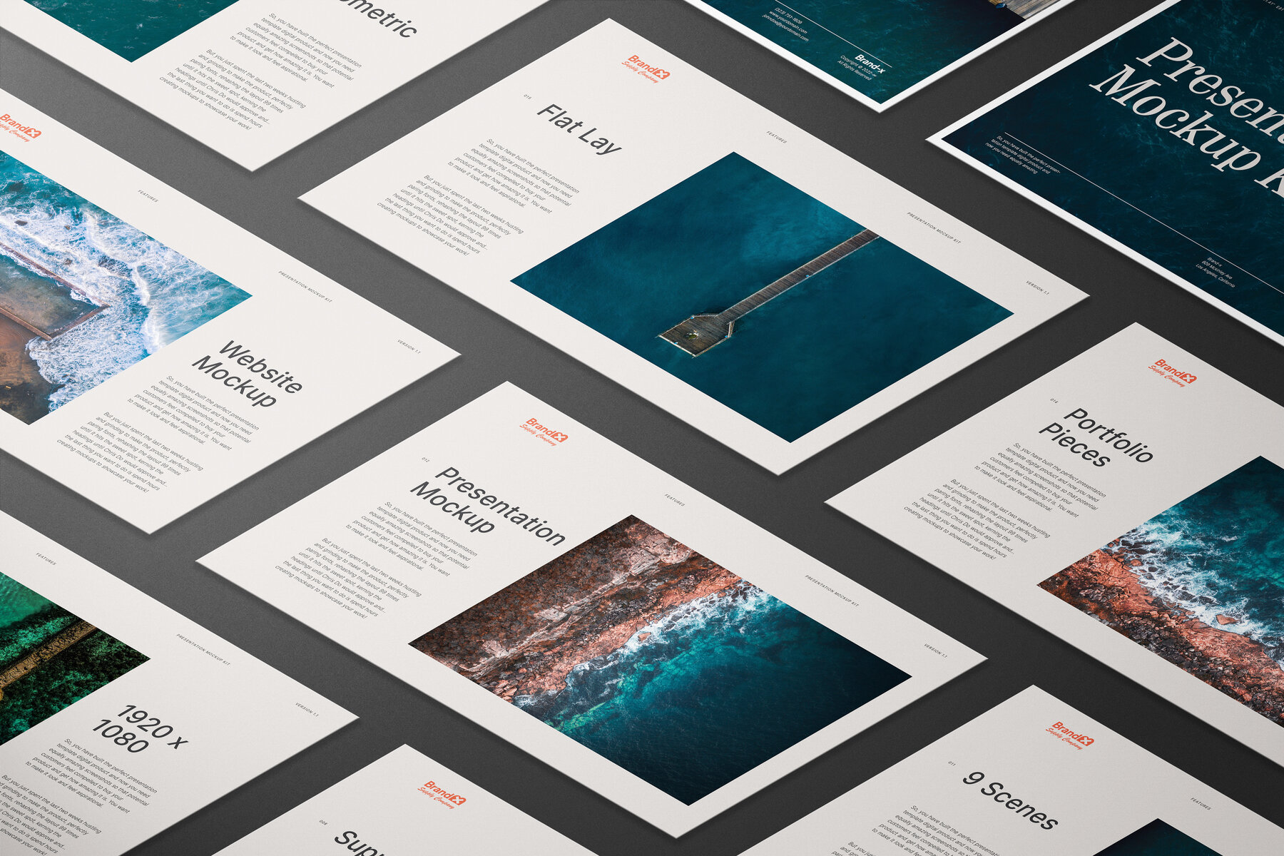 Agenzia Presentation Mockup Kit 9