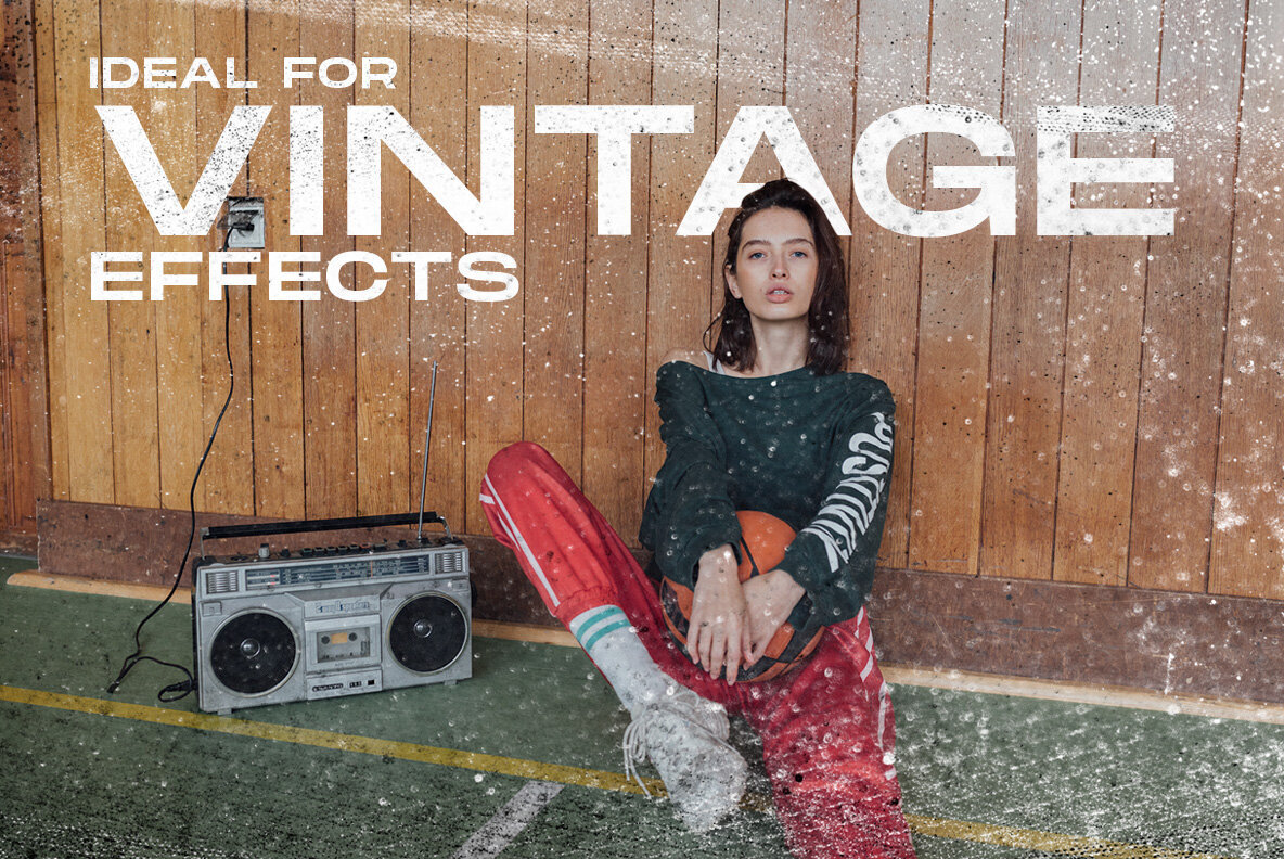 Dust and Grunge textures plus Glitch editions 3