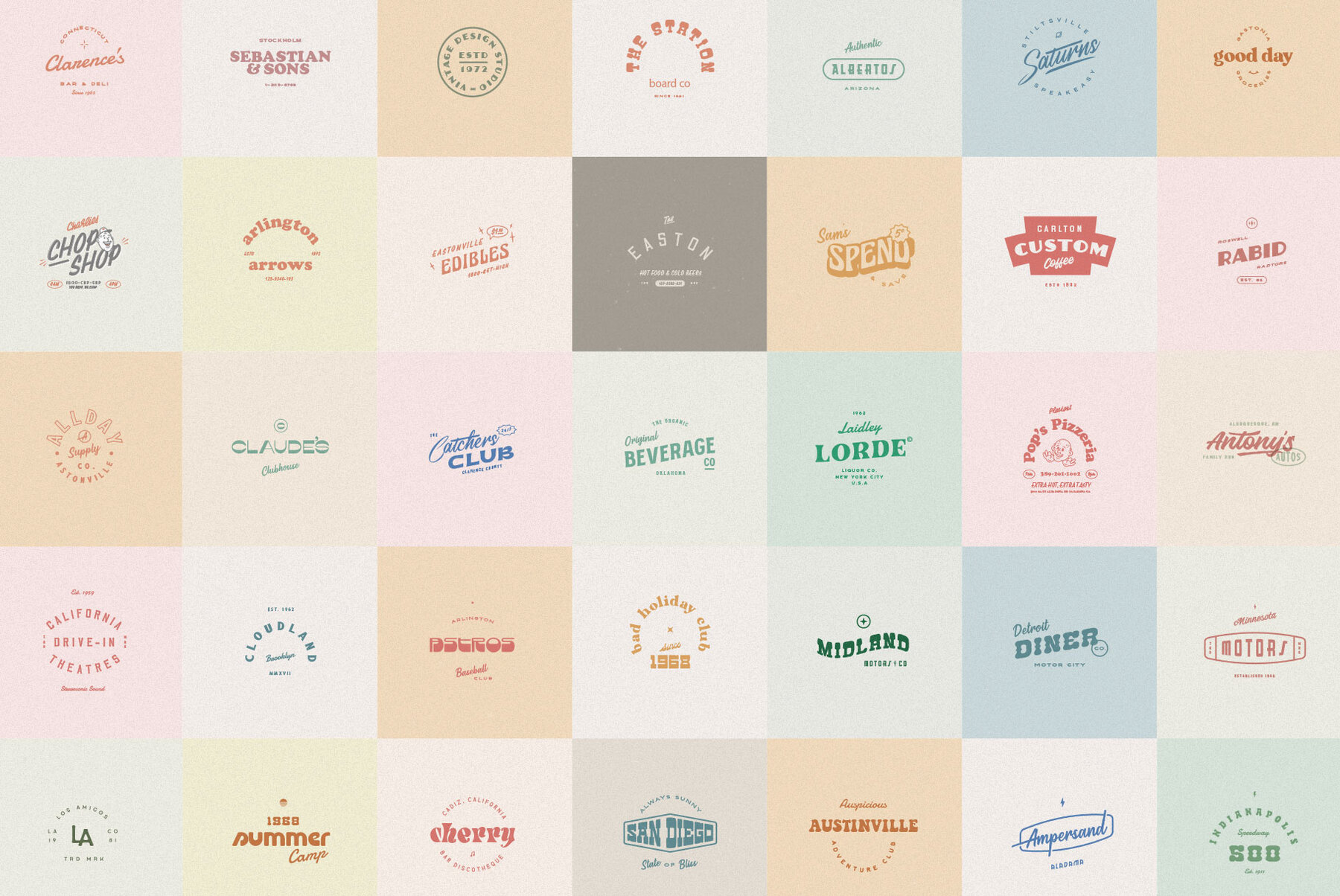 Retro Logo Collection x30 9