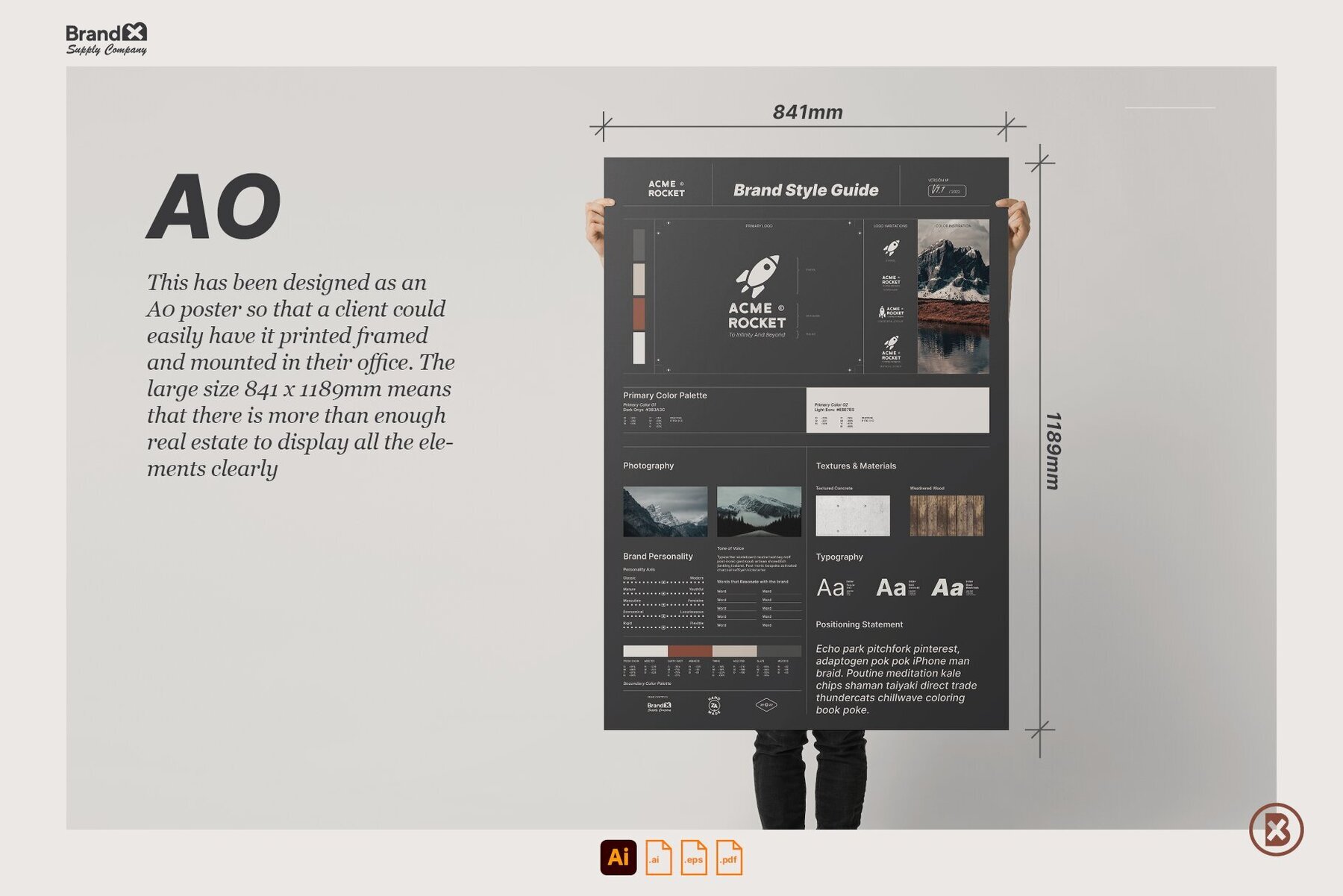 Minimalista One Sheet Brand Style Guide i 2