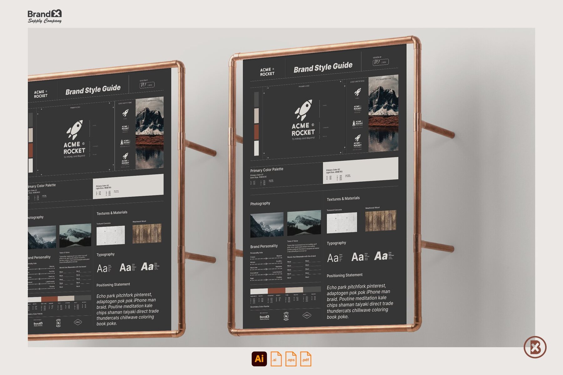 Minimalista One Sheet Brand Style Guide i 8