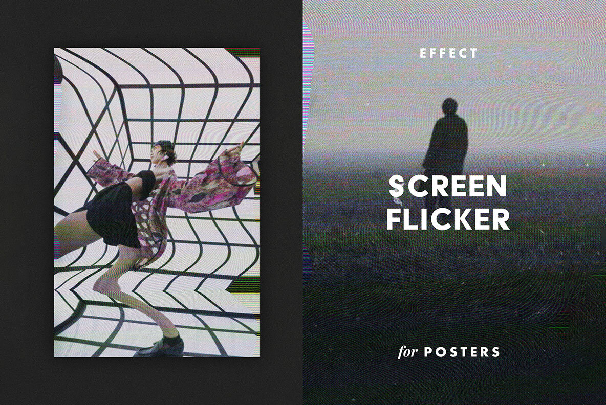 Screen Flicker Photo Effect 2