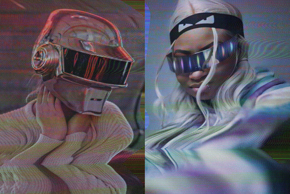 Screen Flicker Photo Effect 4