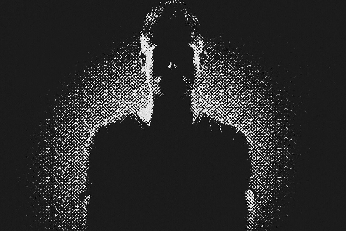 Bitmap Halftone Photo Effect 7