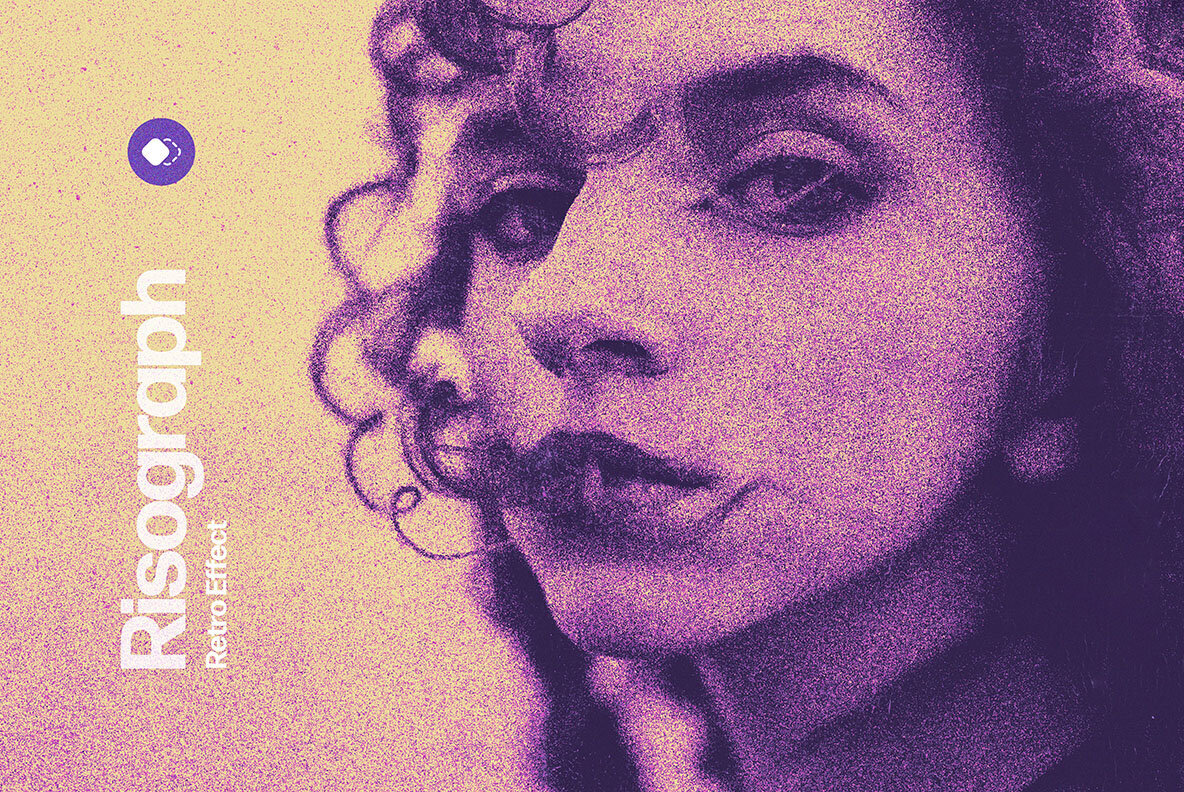 Risograph Dust Photo Effect 1