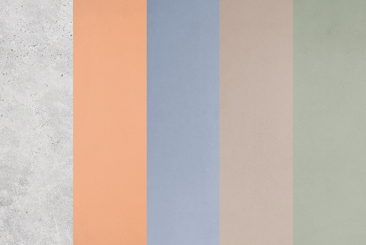 Peach Business Card Mockup 7