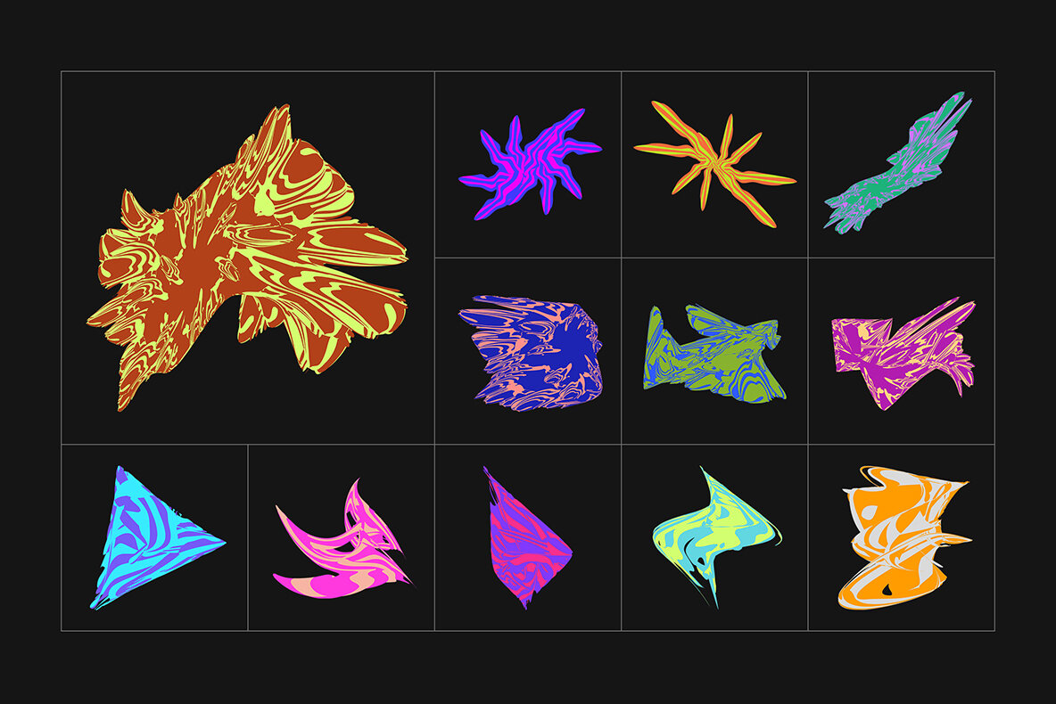 Distorted Abstract Shapes 5