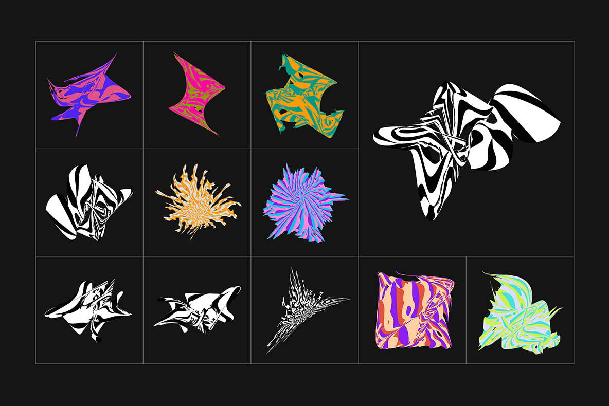 Distorted Abstract Shapes 7