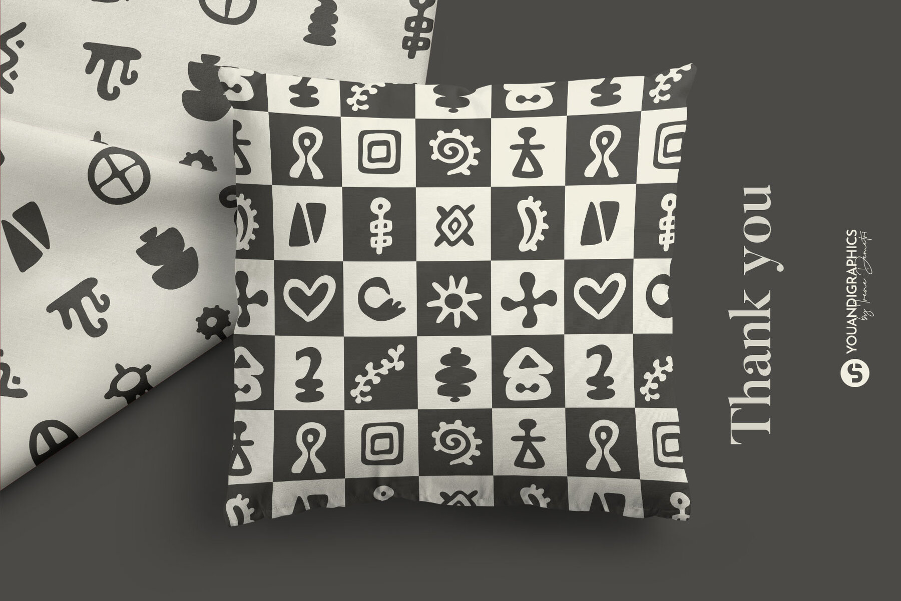 Hand Drawn Symbols Seamless Patterns 14