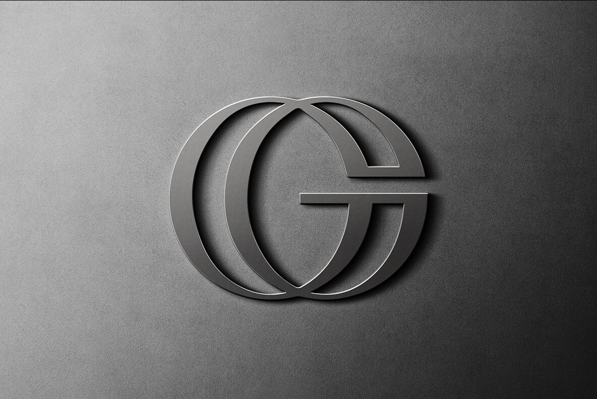 Stylish Steel Sign Mockup 6