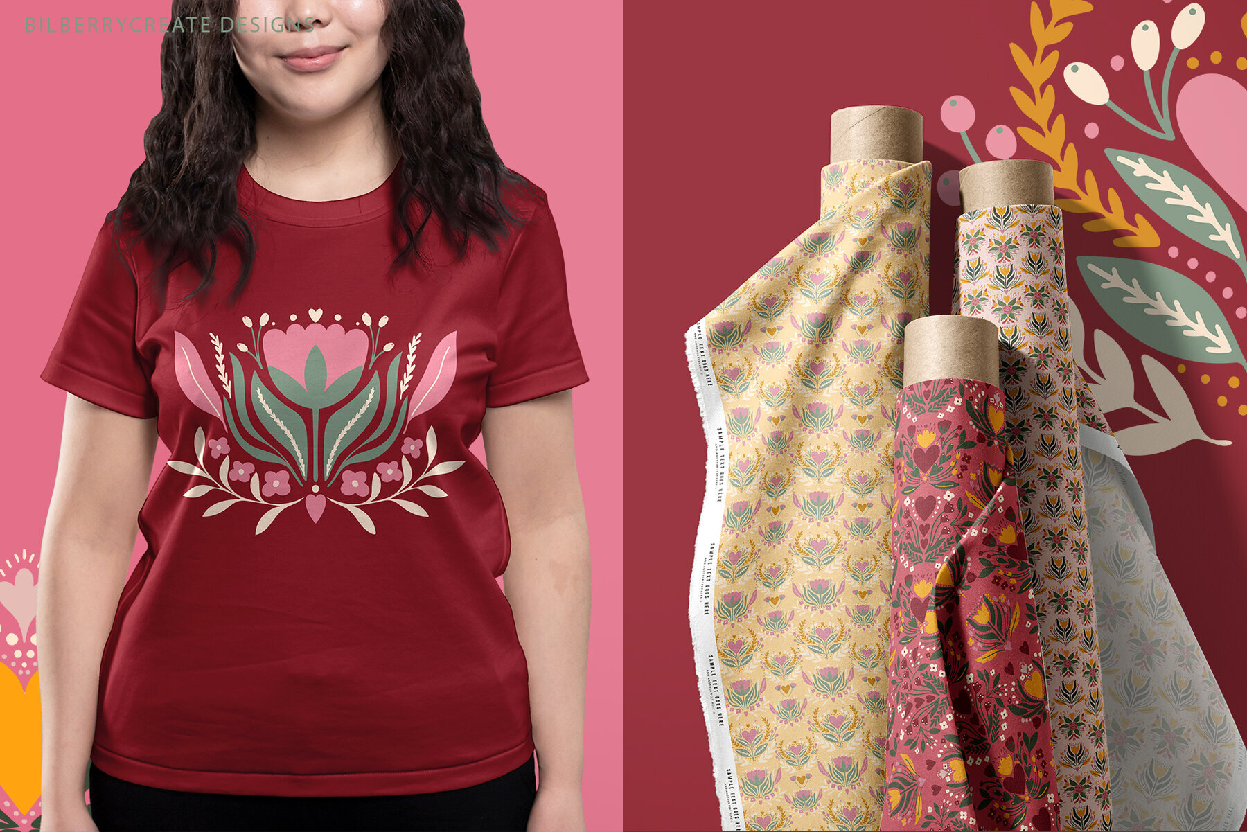 Valentine Ornaments Art Set 3