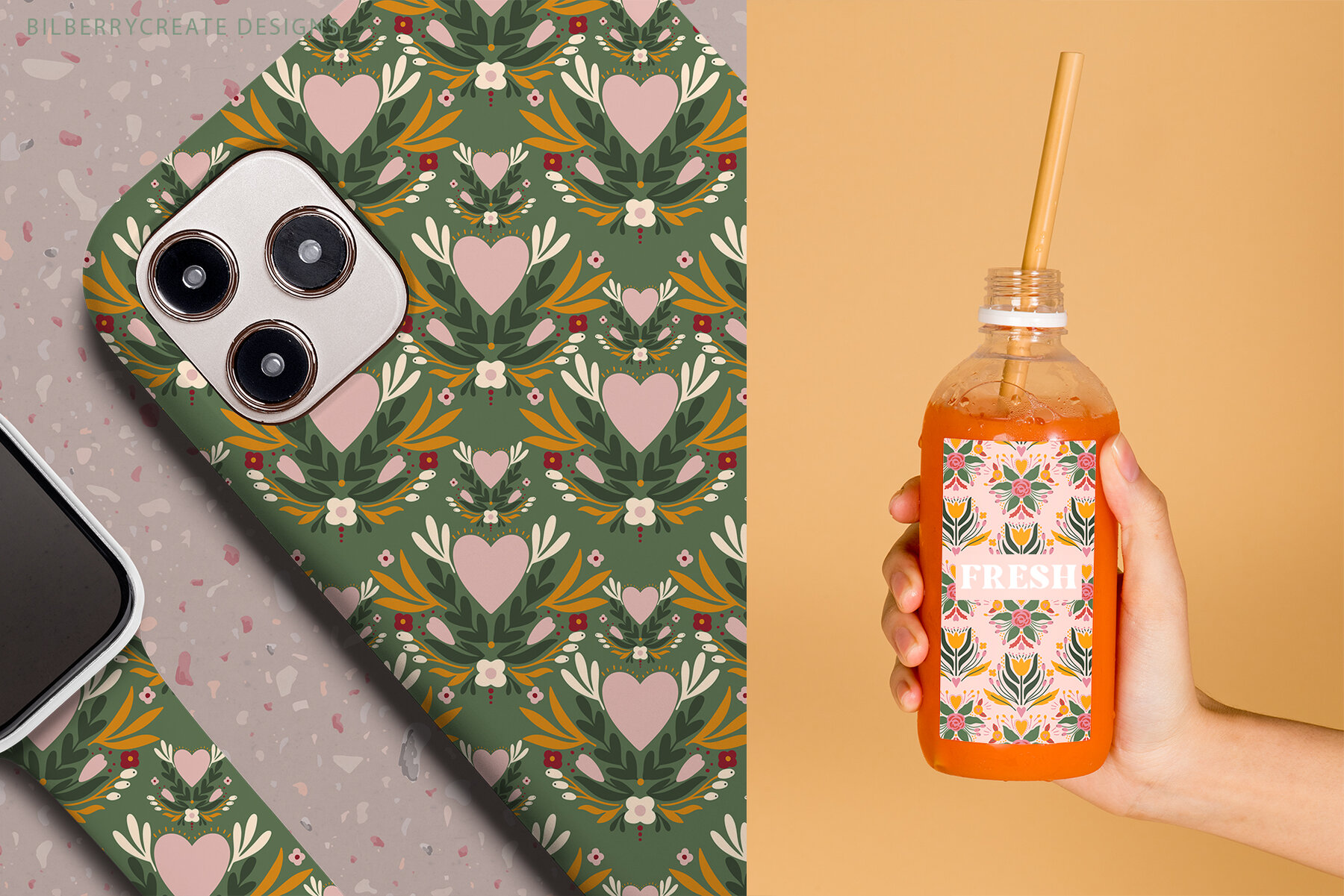 Valentine Ornaments Art Set 8