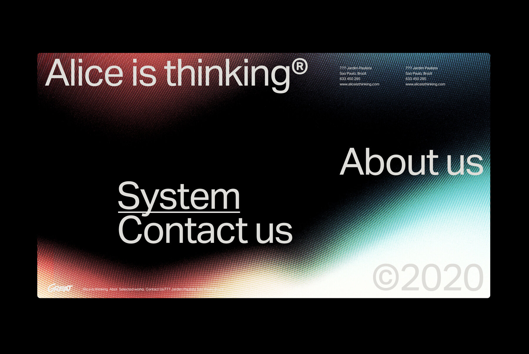 Alice is Thinking Gradient Collection 10