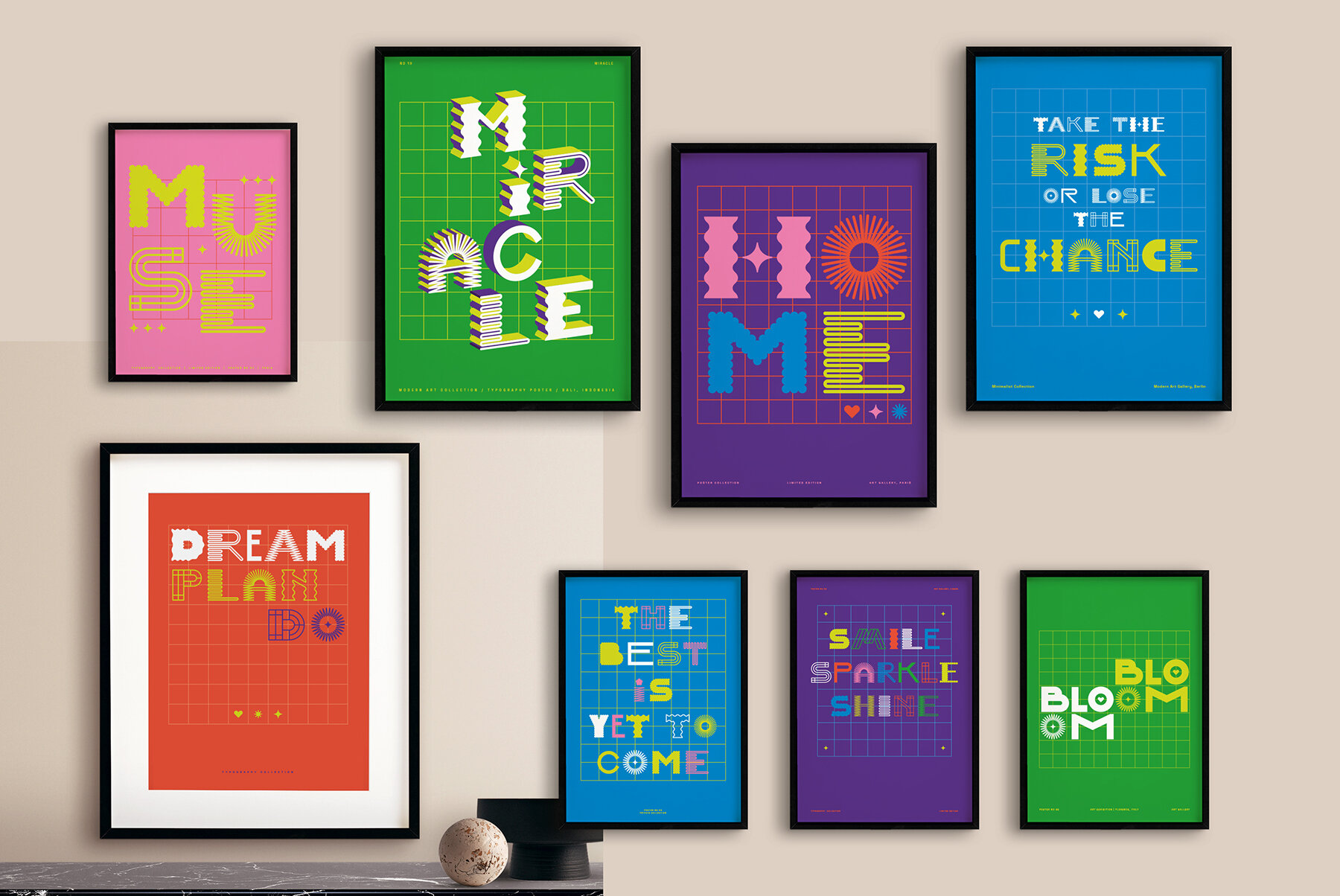 Typography Prints Posters 11