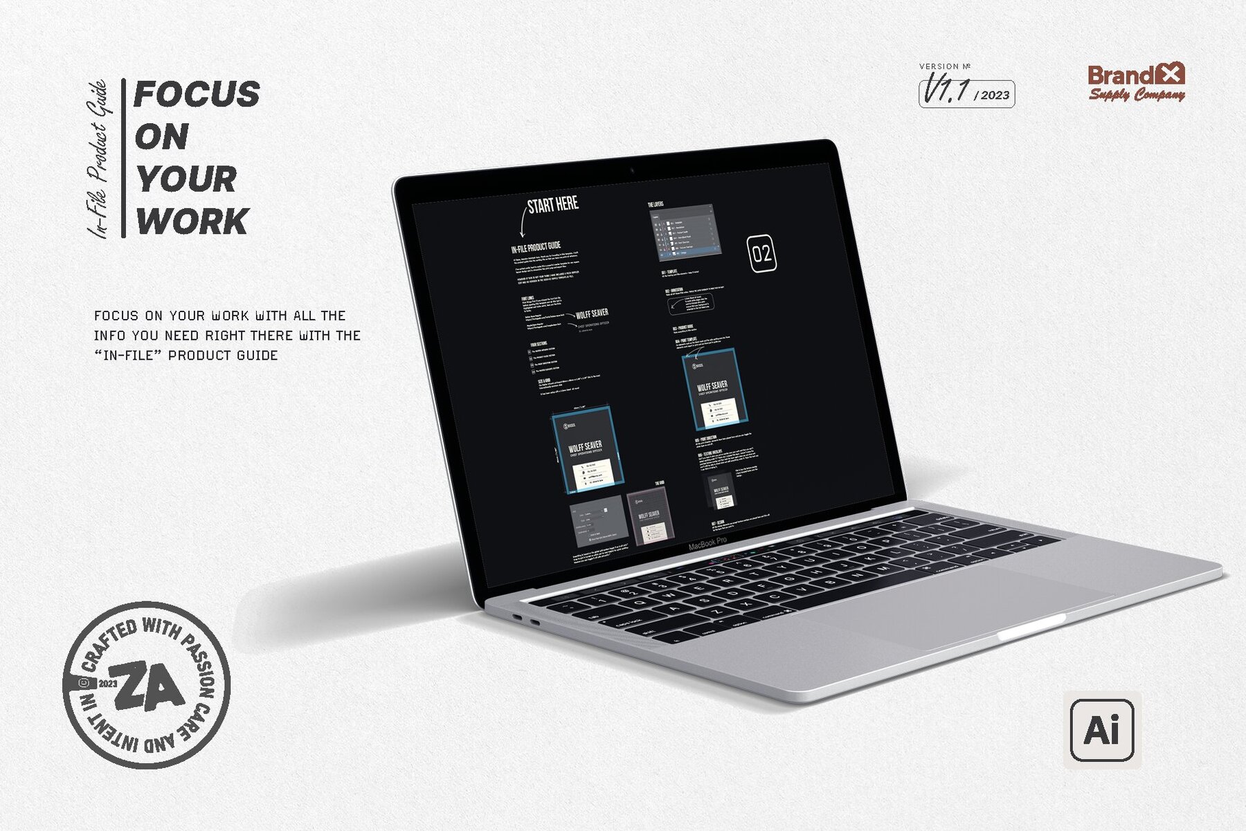 Minimalist Square Business Card Design Template 14