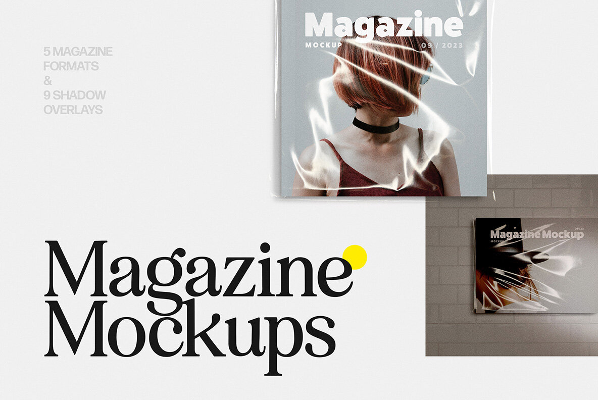 Wrapped Magazine Mockups 1