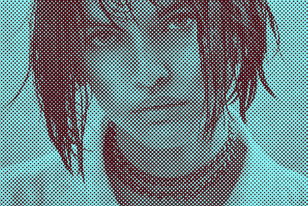 Old Halftone Photo Effect 2