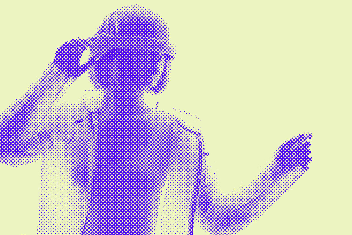 Old Halftone Photo Effect 4