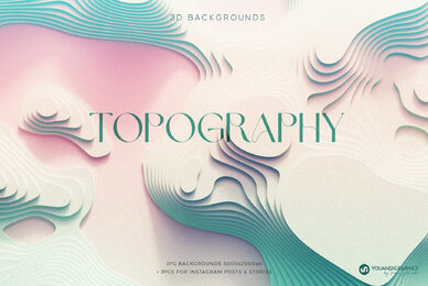 Topography   Colorful 3D Backgrounds