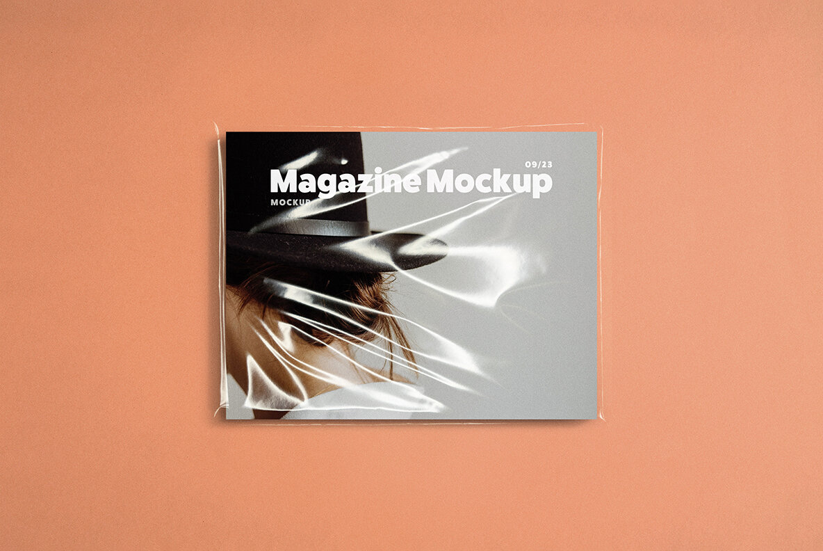 US Paper   A4 Magazine Mockup 6