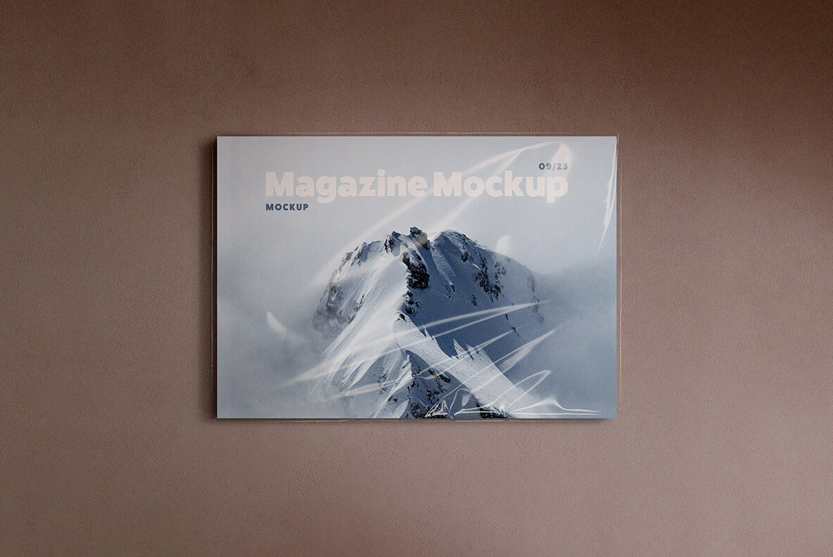 US Paper   A4 Magazine Mockup 7