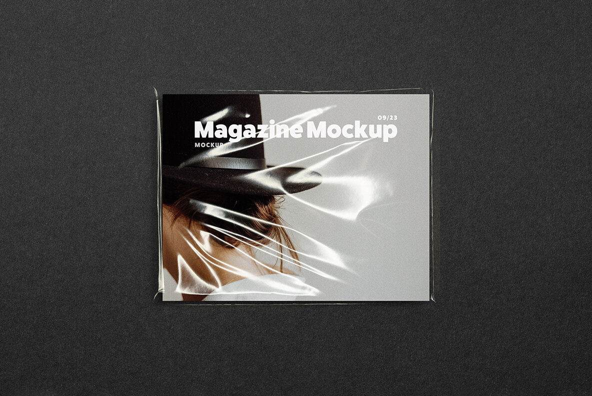 US Paper   A4 Magazine Mockup 8