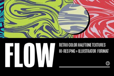 Flow Retro Color Halftones