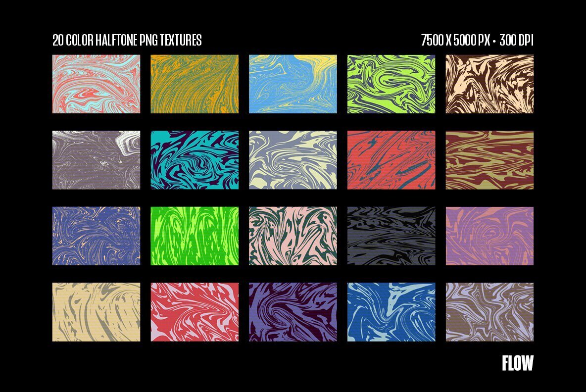 Flow Retro Color Halftones 2