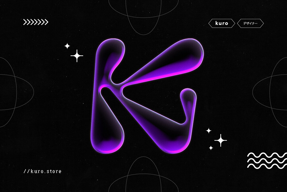 Purple Chrome Effect Bundle 2