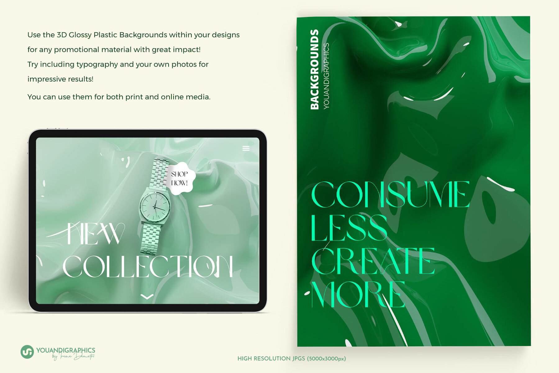 Plastic Texture 3D Backgrounds 6