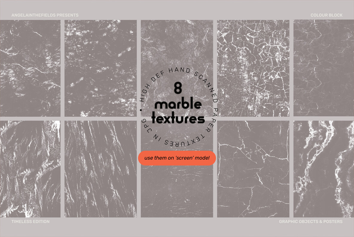 Retro Colour Block Vector Objects 7