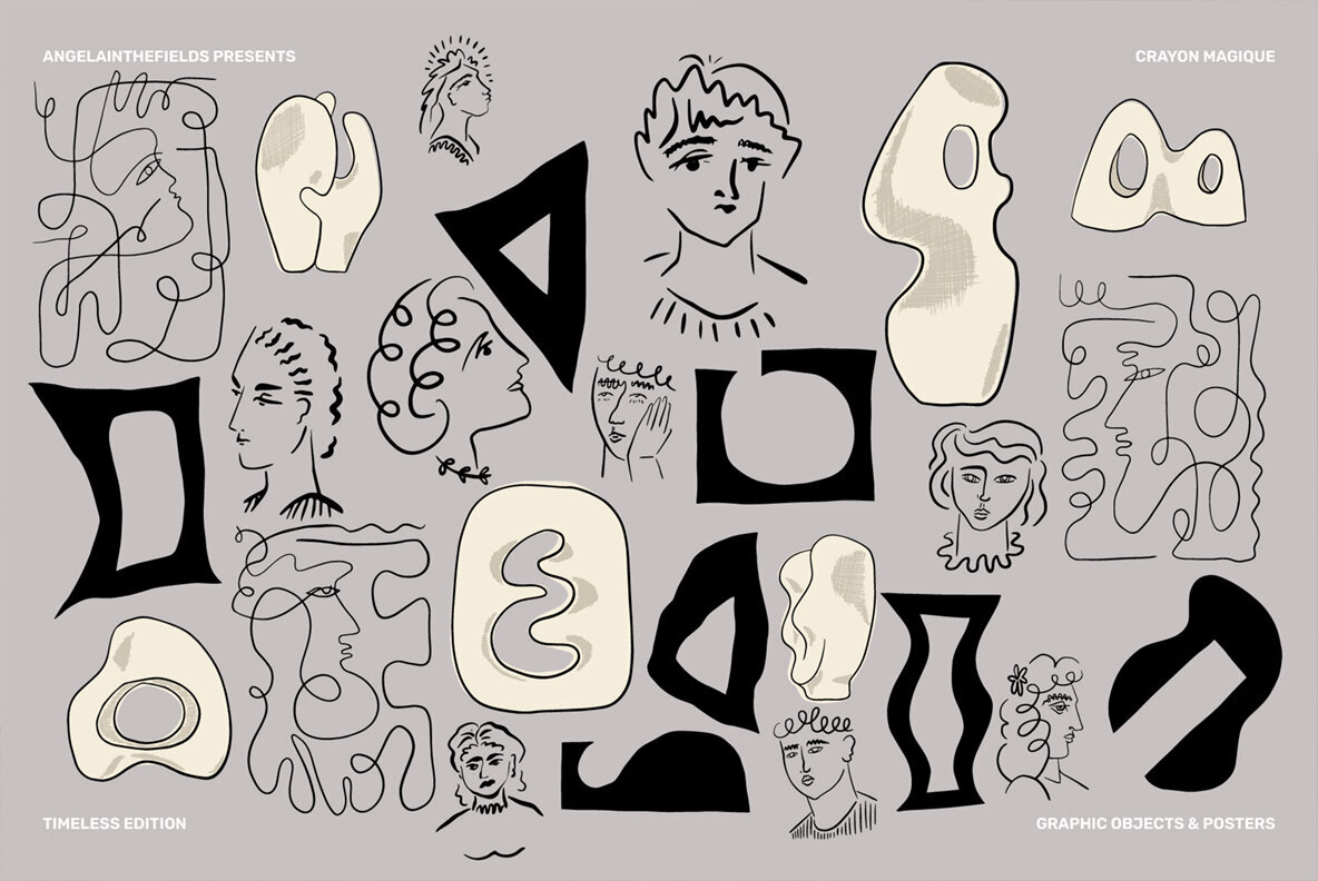 Retro Modern Doodle Art 2