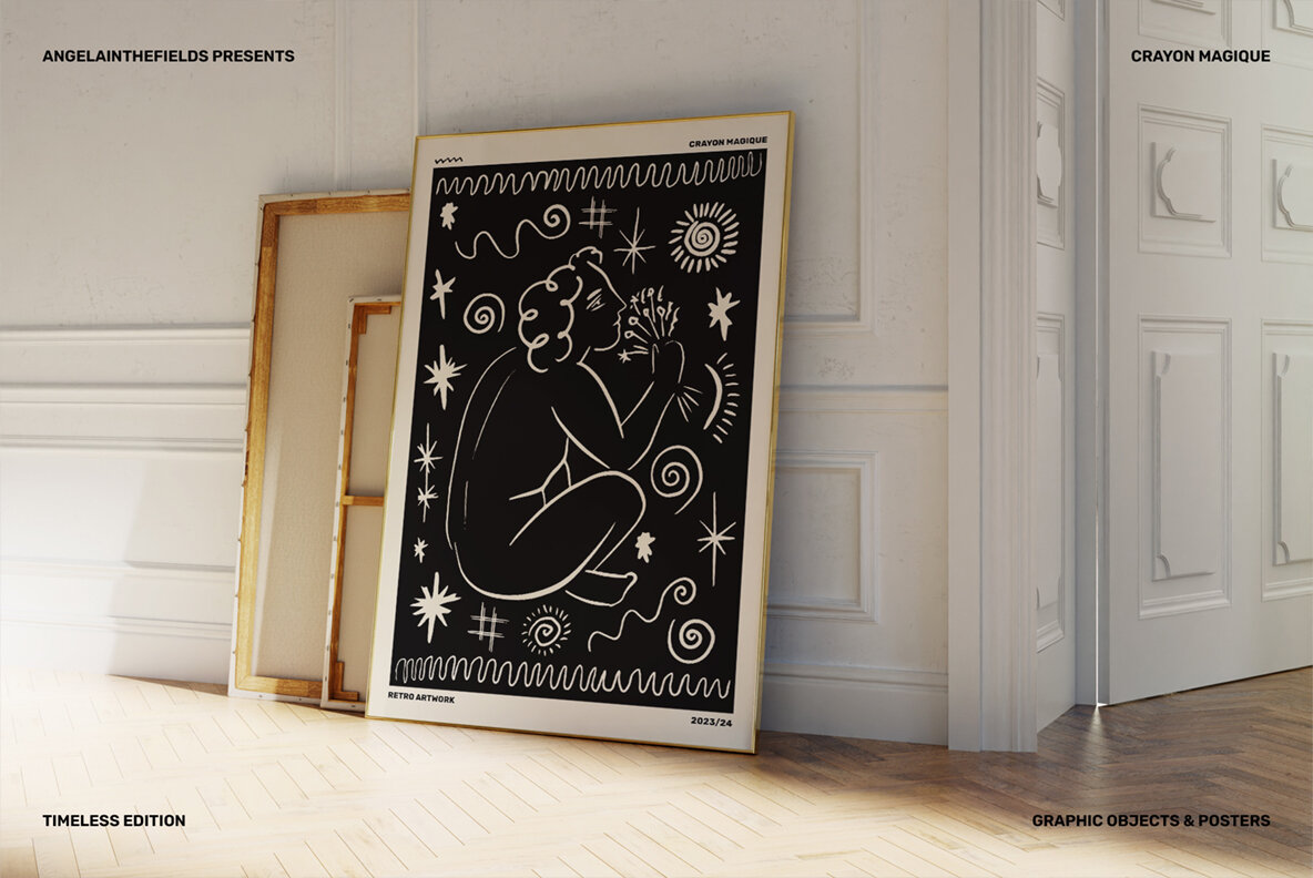 Retro Modern Doodle Art 6