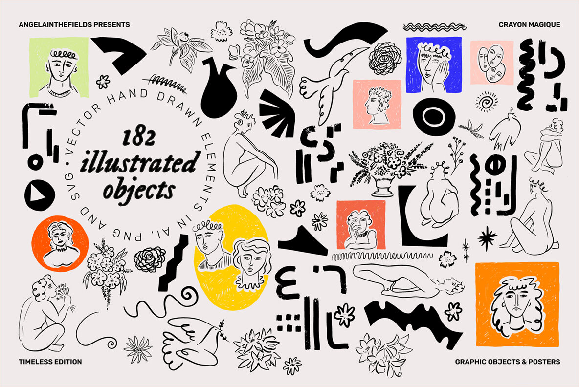 Retro Modern Doodle Art 18