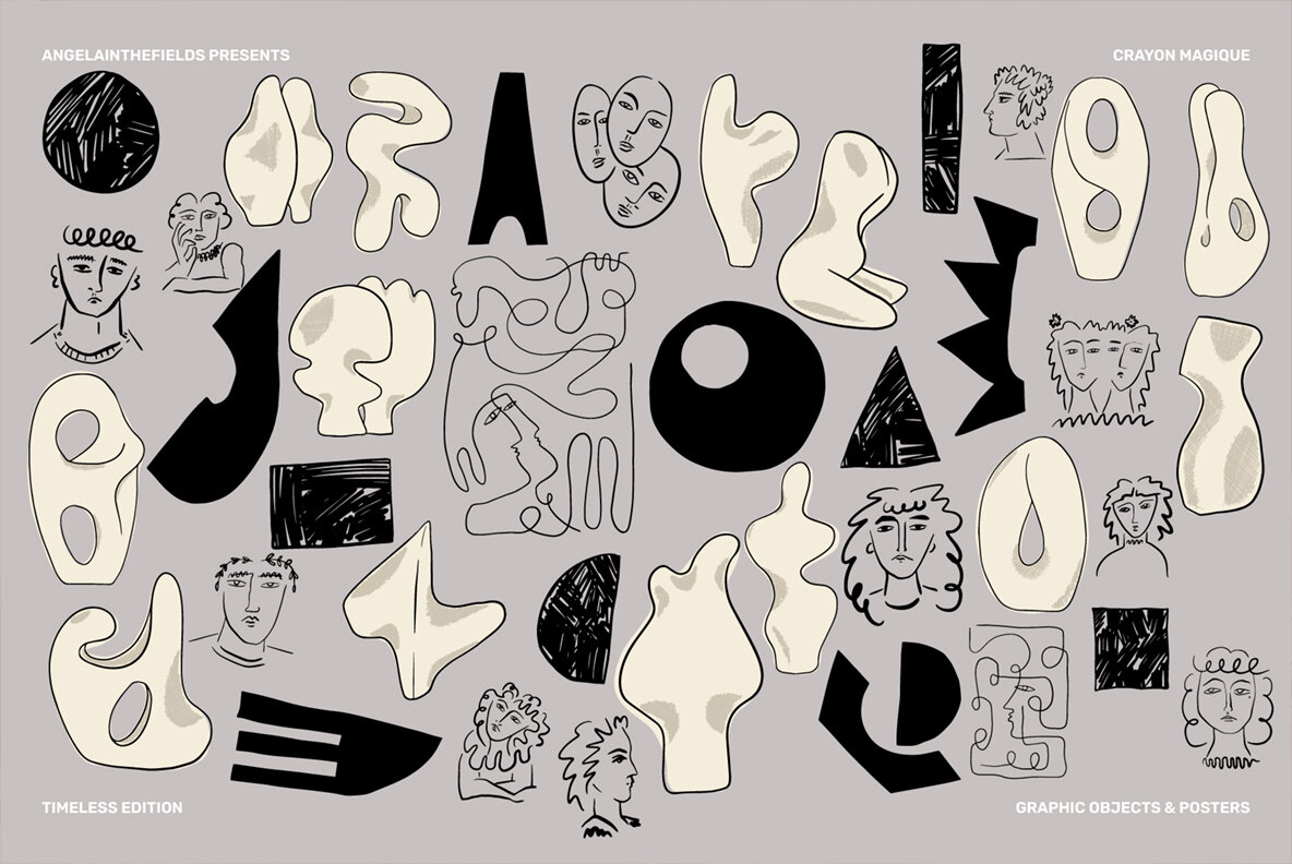 Retro Modern Doodle Art 23