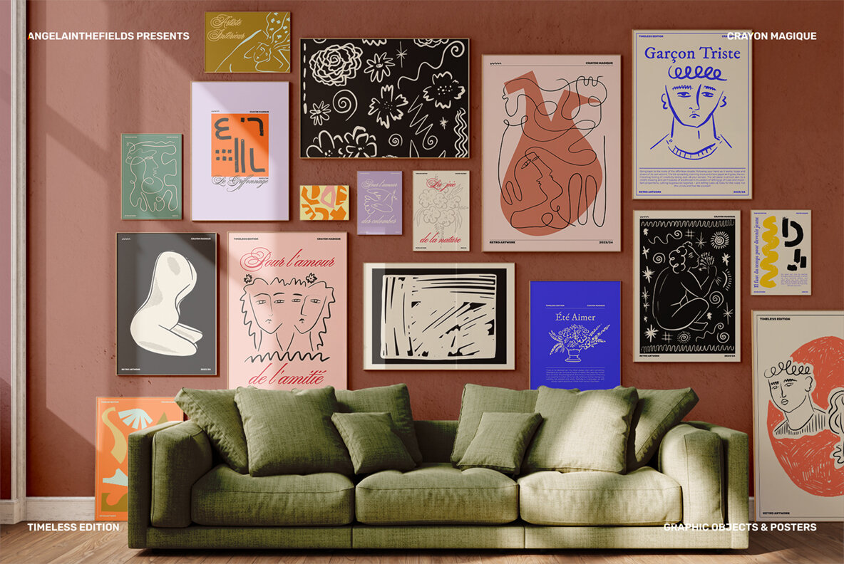 Retro Modern Doodle Art 24