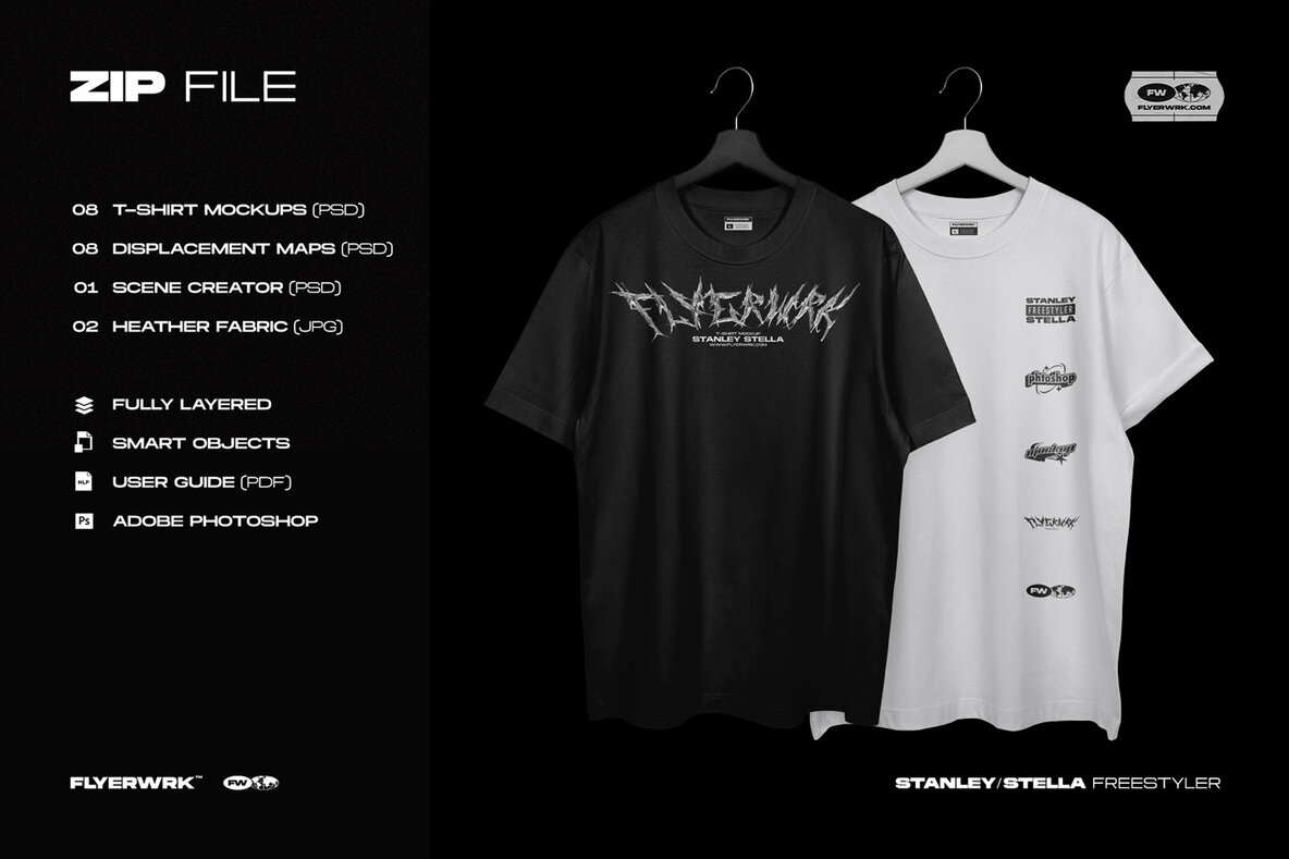 Stanley Stella T Shirt Mockup 9