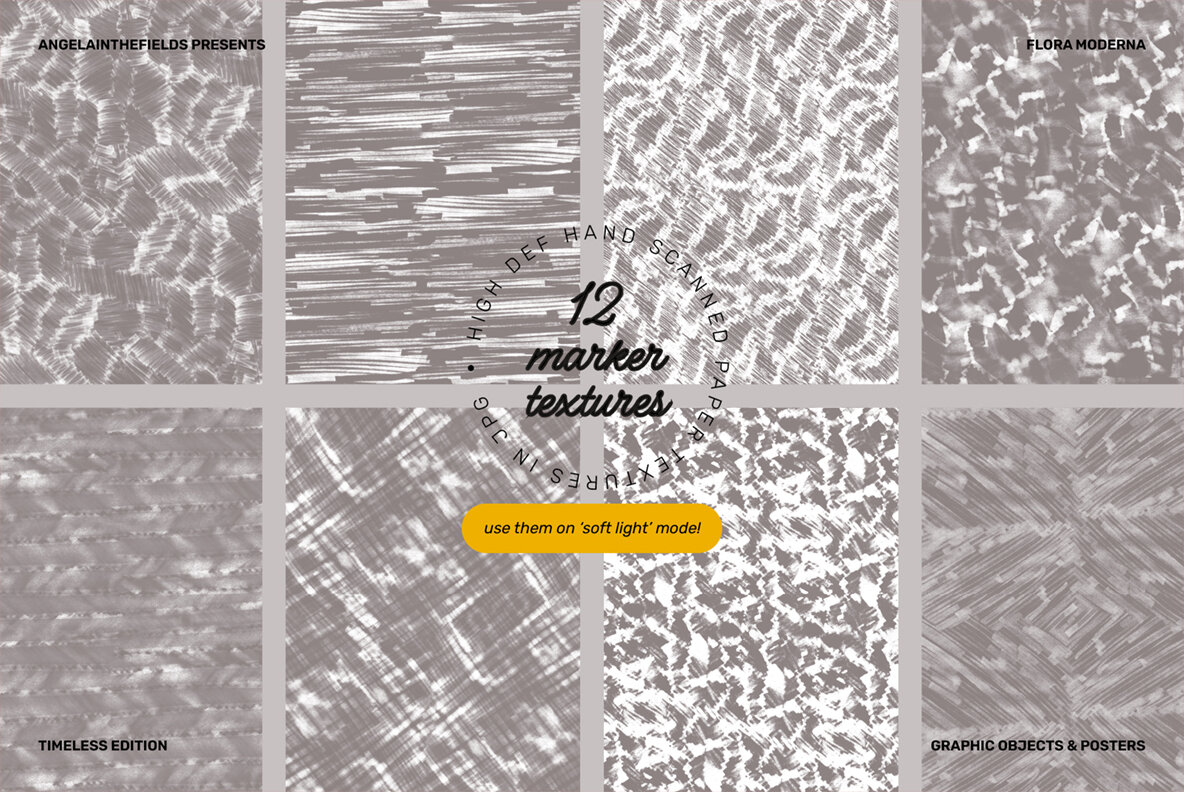 Flora Moderna Vector Clipart 13