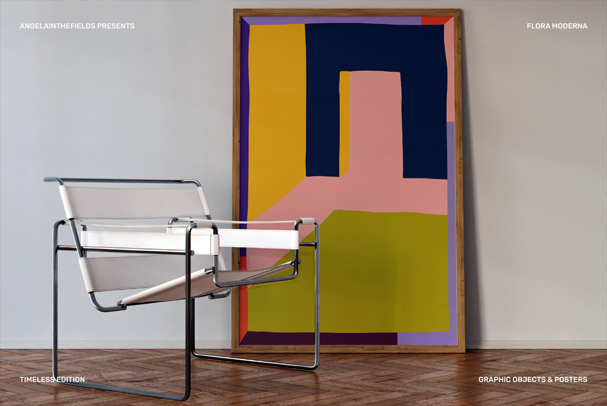 Flora Moderna Vector Clipart 25