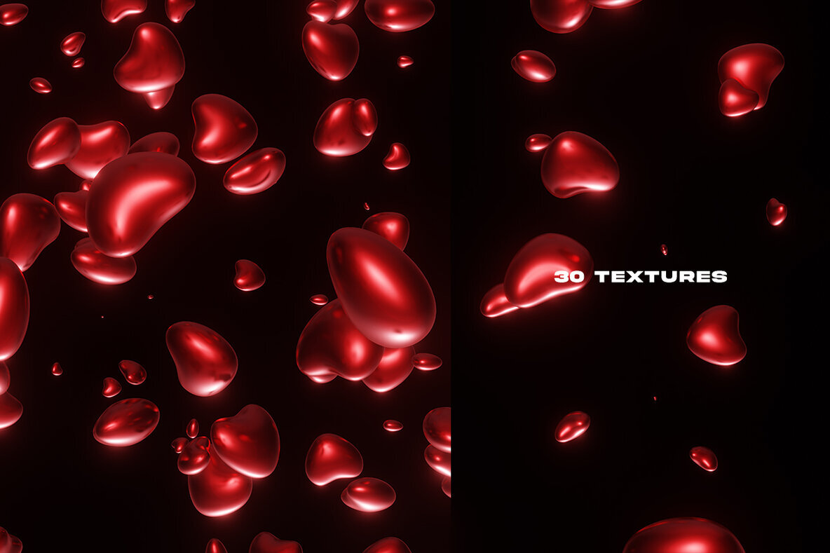 Hearts   3D Renders 3