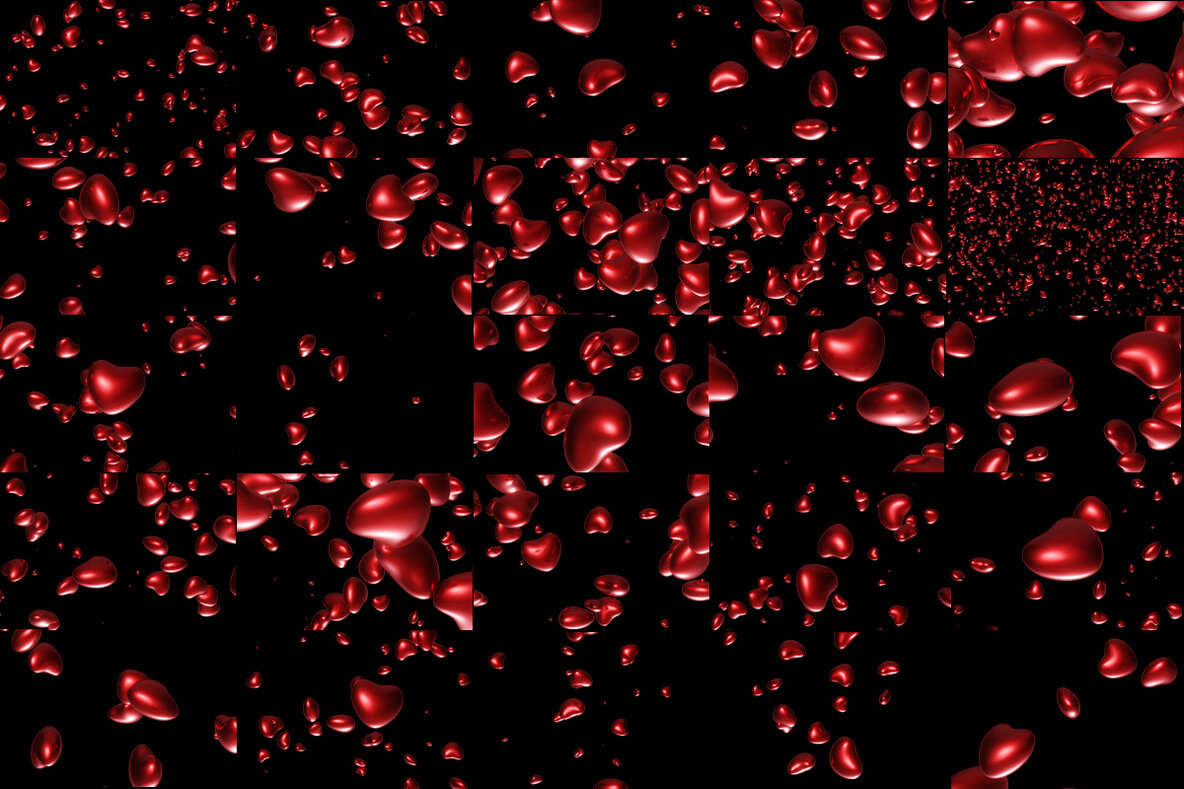 Hearts   3D Renders 7