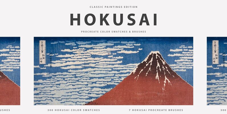 Hokusai Procreate Kit