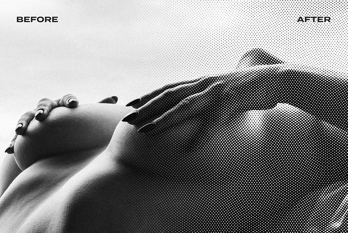 Engraving Halftone Effect 8